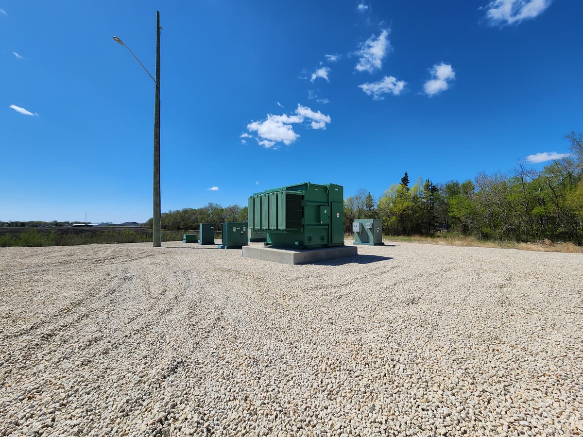 Substation equipment detail
