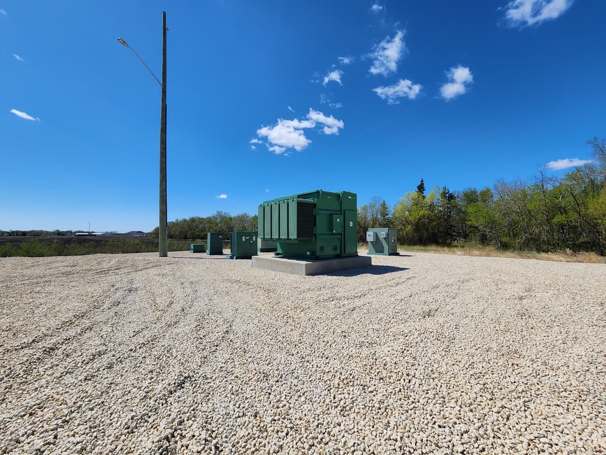 Substation equipment detail